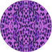 Square Machine Washable Transitional Bright Purple Rug in a Living Room, wshpat2253pur