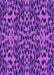 Machine Washable Transitional Bright Purple Rug, wshpat2253pur