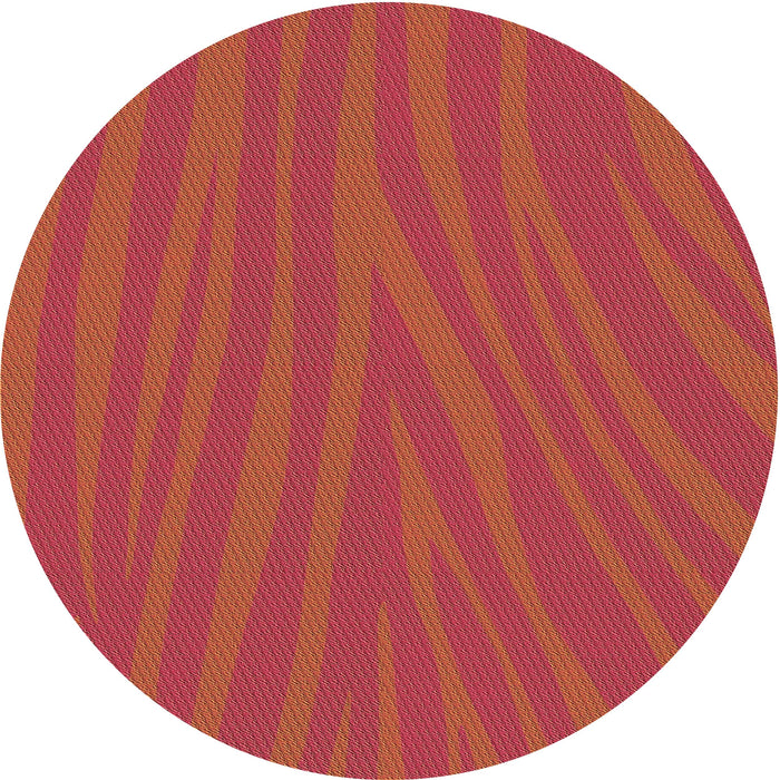 Square Patterned Red Rug, pat2254brn