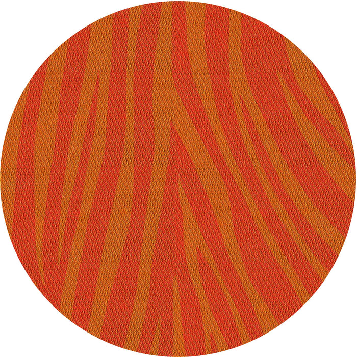 Square Patterned Orange Red Orange Rug, pat2254yw