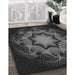 Machine Washable Transitional Black Rug in a Family Room, wshpat2255gry