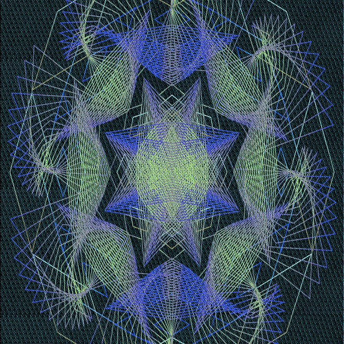 Machine Washable Transitional Black Rug, wshpat2255lblu