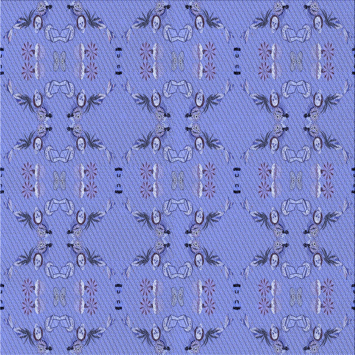 Round Machine Washable Transitional Sky Blue Rug, wshpat2256blu