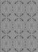 Patterned Dark Gray Rug, pat2256gry