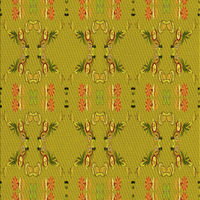 Patterned Dark Bisque Brown Rug, pat2256yw