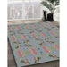 Machine Washable Transitional Carbon Gray Rug in a Family Room, wshpat2256