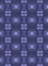 Patterned Blue Rug, pat2257blu