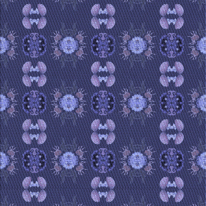 Patterned Blue Rug, pat2257blu