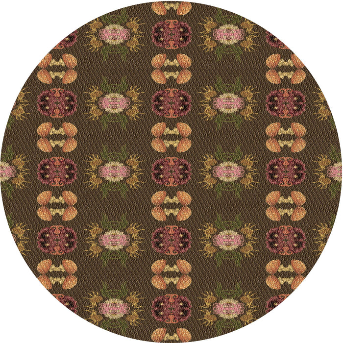 Square Machine Washable Transitional Light Brown Rug in a Living Room, wshpat2257brn