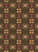 Patterned Light Brown Rug, pat2257brn