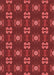 Patterned Cranberry Red Rug, pat2257rd