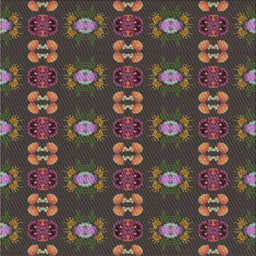 Sideview of Machine Washable Transitional Dark Almond Brown Rug, wshpat2257