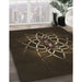 Machine Washable Transitional Red Brown Rug in a Family Room, wshpat2258brn