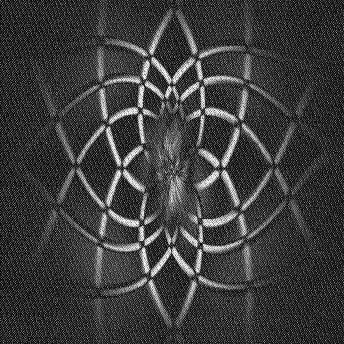 Patterned Midnight Gray Rug, pat2258gry