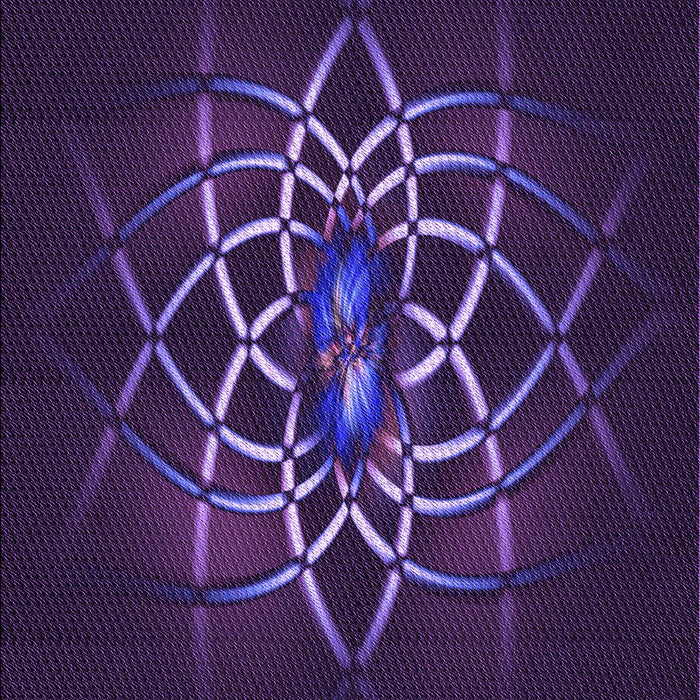 Patterned Deep Purple Rug, pat2258pur