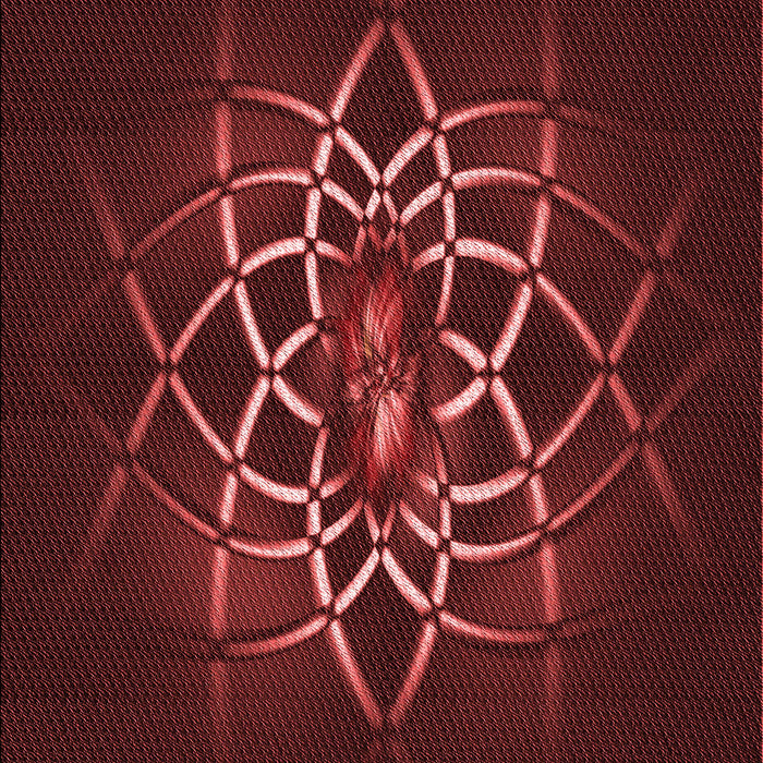 Patterned Fire Brick Red Rug, pat2258rd