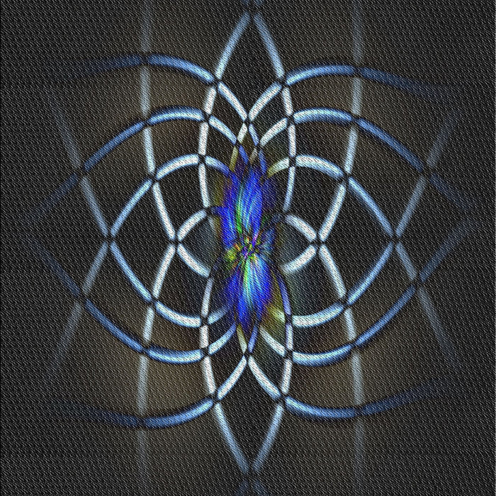 Patterned Gray Novelty Rug, pat2258