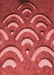 Patterned Red Rug, pat2259rd