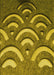 Patterned Yellow Rug, pat2259yw
