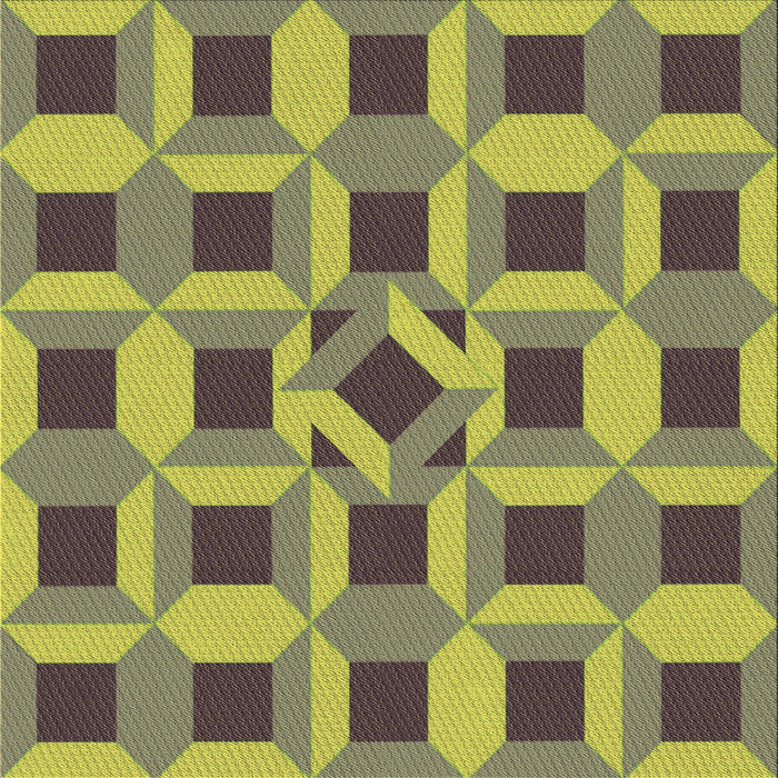 Round Patterned Coffee Brown Rug, pat226brn