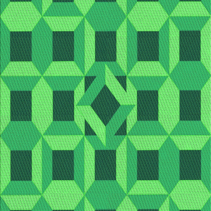 Machine Washable Transitional Neon Green Rug, wshpat226grn