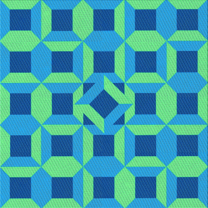 Round Machine Washable Transitional Neon Blue Rug, wshpat226lblu