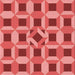 Round Patterned Red Rug, pat226rd