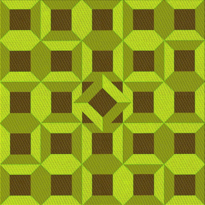 Round Patterned Olive Green Rug, pat226yw