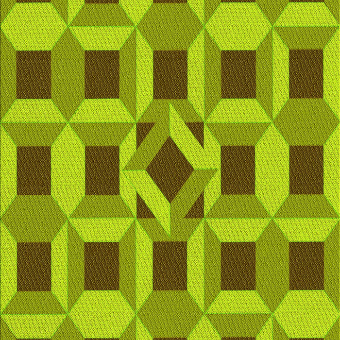 Patterned Olive Green Rug, pat226yw