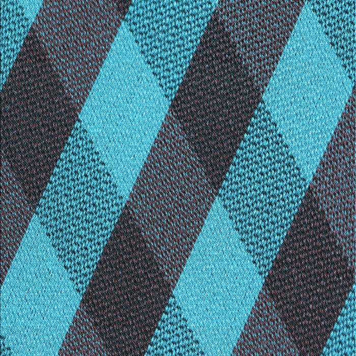 Patterned Bright Turquoise Blue Rug, pat2260lblu