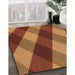 Machine Washable Transitional Orange Rug in a Family Room, wshpat2260org