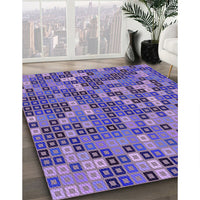 Patterned Amethyst Purple Rug, pat2261pur