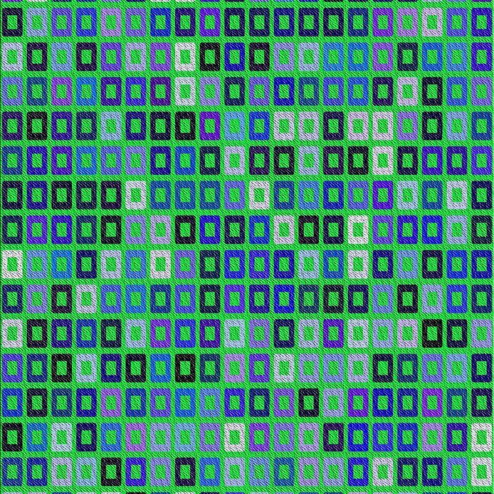 Patterned Neon Green Novelty Rug, pat2261