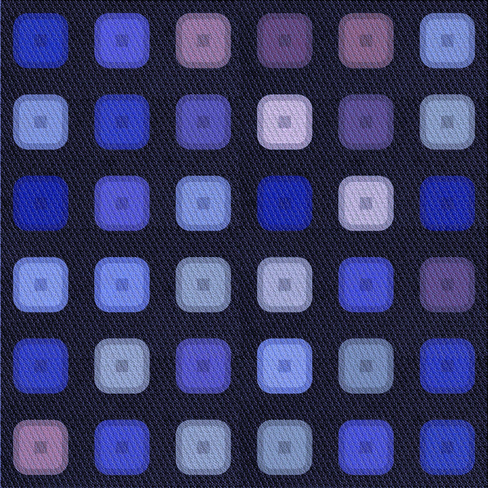 Round Machine Washable Transitional Night Blue Rug, wshpat2262blu