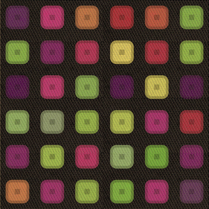 Round Patterned Oak Brown Rug, pat2262brn