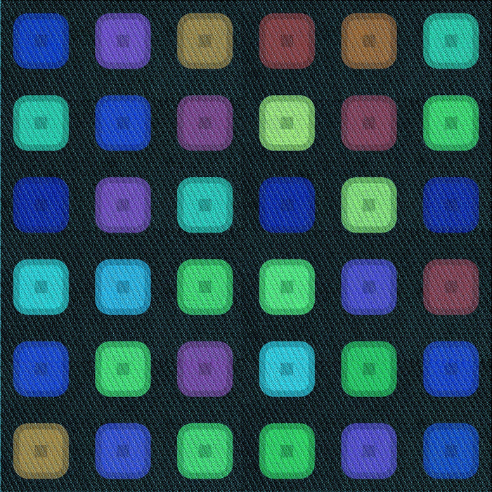 Round Machine Washable Transitional Dark Cyan Green Rug, wshpat2262lblu