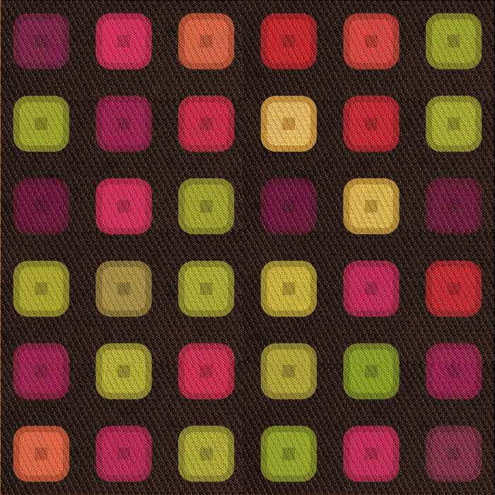 Square Machine Washable Transitional Dark Bronze Brown Rug, wshpat2262org