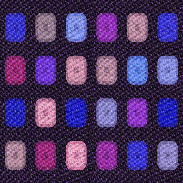 Machine Washable Transitional Dark Purple Rug, wshpat2262pur