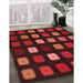 Machine Washable Transitional Maroon Red Rug in a Family Room, wshpat2262rd