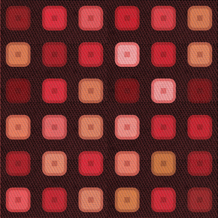 Round Patterned Maroon Red Rug, pat2262rd