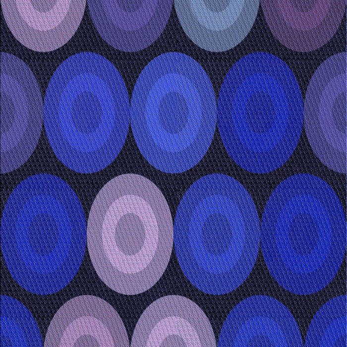 Patterned Denim Dark Blue Rug, pat2263blu