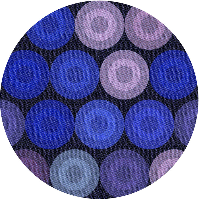 Square Machine Washable Transitional Denim Dark Blue Rug in a Living Room, wshpat2263blu