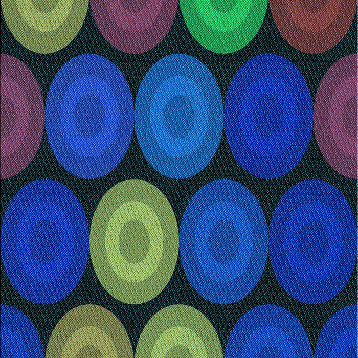 Machine Washable Transitional Denim Dark Blue Rug, wshpat2263lblu