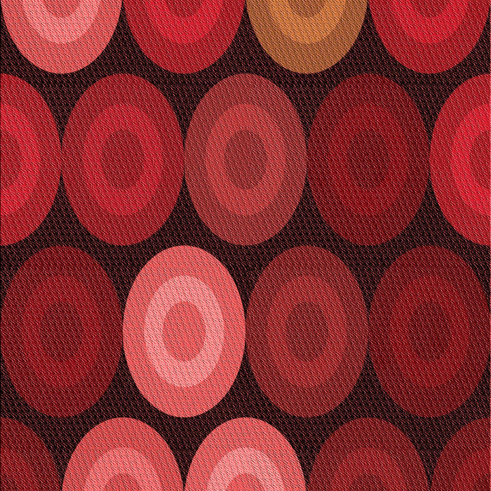 Patterned Red Rug, pat2263rd