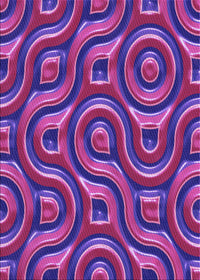 Machine Washable Transitional Purple Plum Purple Rug, wshpat2264pur