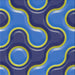 Sideview of Machine Washable Transitional Blueberry Blue Rug, wshpat2265