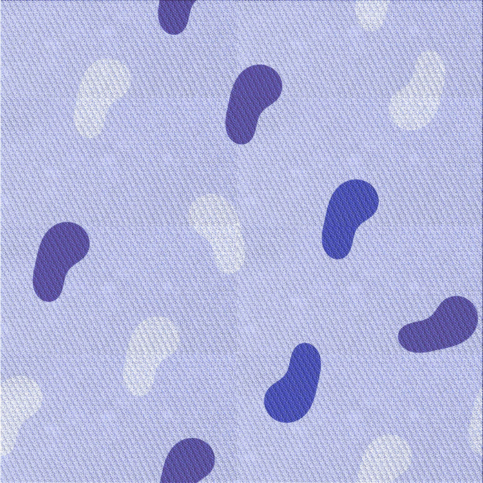 Round Machine Washable Transitional Blue Rug, wshpat2267blu