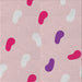 Square Patterned Purple Pink Novelty Rug, pat2267