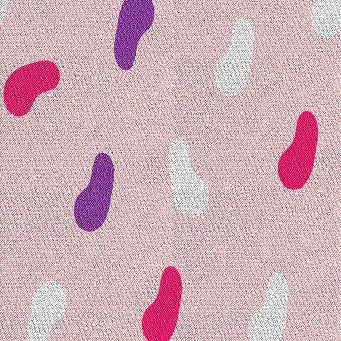 Patterned Purple Pink Novelty Rug, pat2267