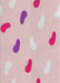 Machine Washable Transitional Purple Pink Rug, wshpat2267